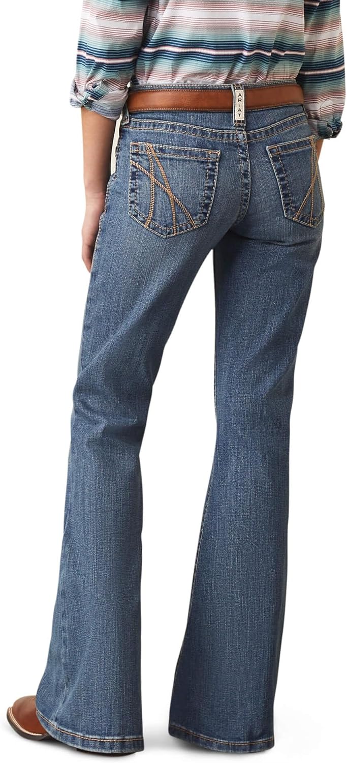 ARIAT Girls' R.e.a.l. Hallie Flare Jean