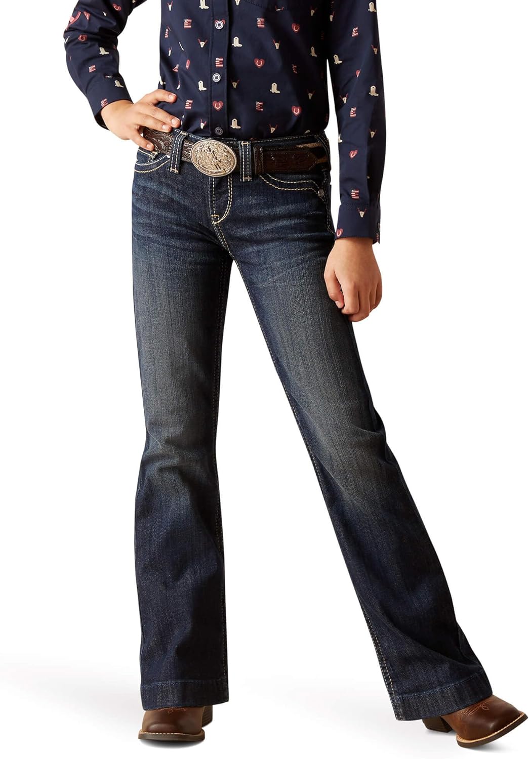ARIAT Girls' R.e.a.l. Selma Trouser Jean