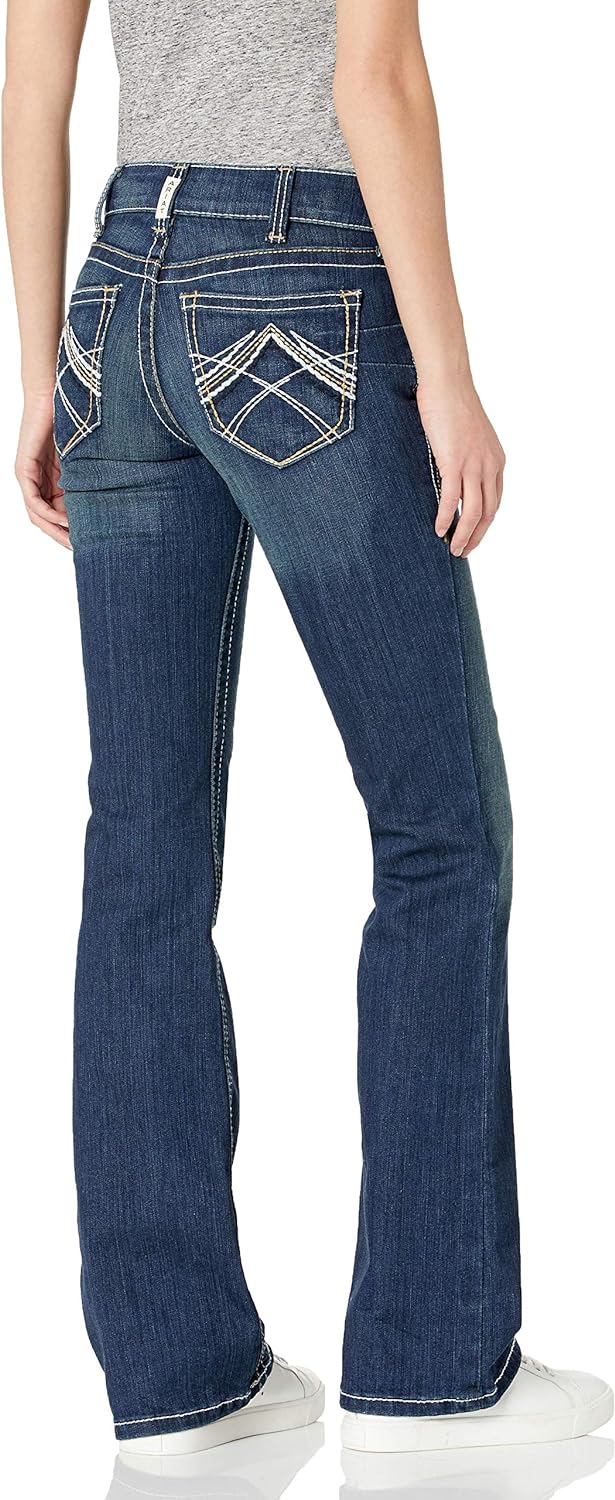 ARIAT Women's R.e.a.l Mid Rise Boot Cut Jean