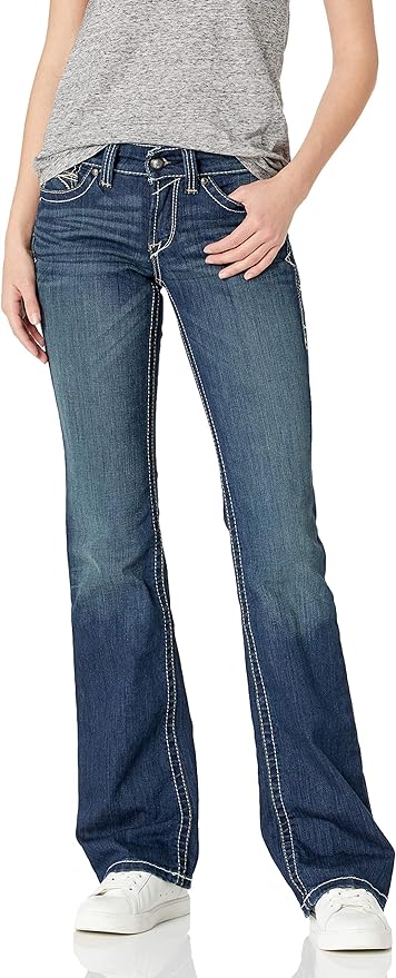 ARIAT Women's R.e.a.l Mid Rise Boot Cut Jean