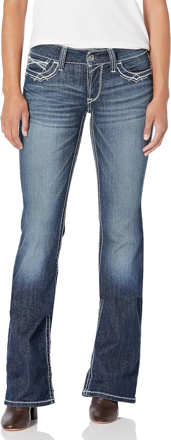 ARIAT Women's R.e.a.l Mid Rise Boot Cut Jean