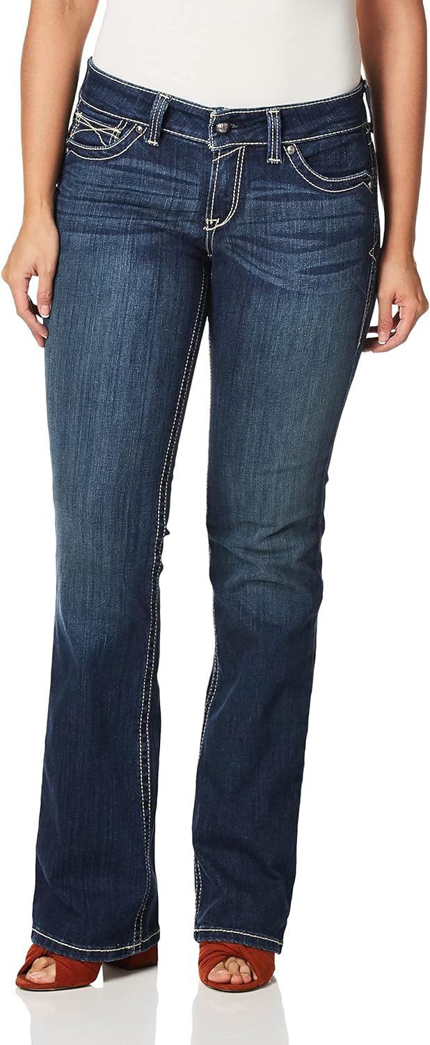 ARIAT Women's R.e.a.l Mid Rise Boot Cut Jean